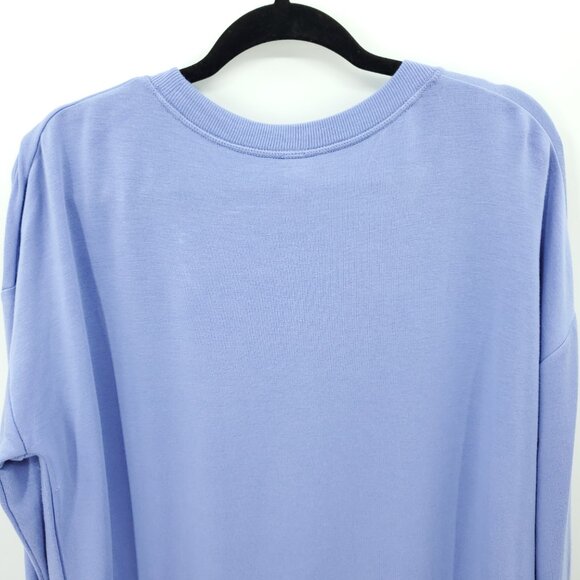 Athleta Coaster Luxe Sweatshirt MT Serendipity Blue/Periwinkle - Picture 10 of 15